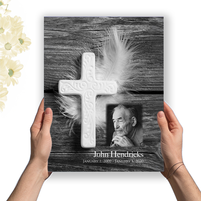 Show details for Feather Cross Premium Program (8.5x11)