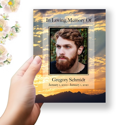 Show details for A New Day Funeral Program