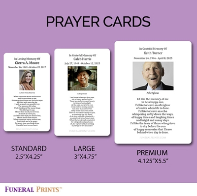 Show details for Christmas Tree Memorial Card