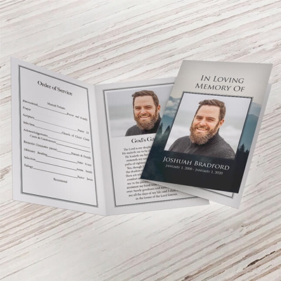 Show details for Blue Mountains Funeral Program